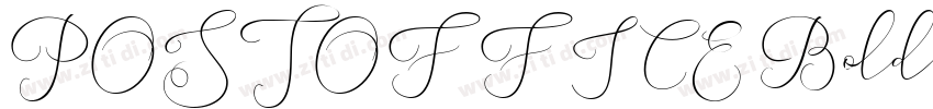 POSTOFFICE Bold字体转换